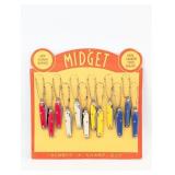 Midget Keychain Knife Counter Top Store Display