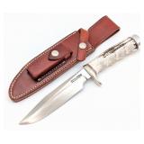 1980's Randall Model 1 6in Finger Groove Stag All