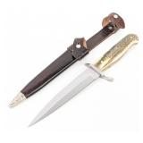 H. Boker & Co. Stag Hunting Dagger w/ Sheath