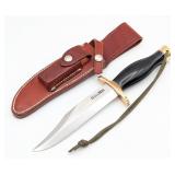 1980's Randall Model 12 6in Sportsman Bowie w/ She
