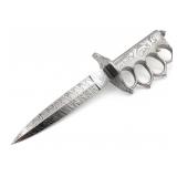 Charlton LTD Full Damascus Trench Fighting Knife