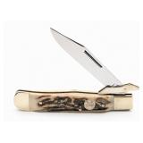 Buck Creek Stag Swing Guard Lockback Cheetah