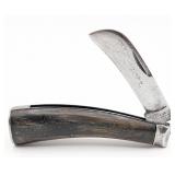 George Wostenholm IXL Smooth Buffalo Horn Hawkbill