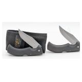 (2) Gerber 650 Gator Lockback Folding Knives