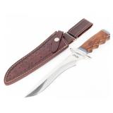 Impact Custom Knives Smooth Wood Bolo Blade Knife