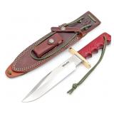 Randall Model 14 Red Micarta Attack Knife w/ Sheat