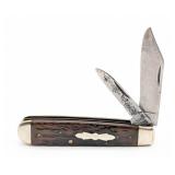 Cattaraugus Cutlery Co. Jigged Bone Uneven Jack Kn