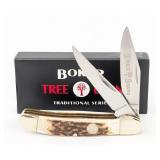 NIB Boker Tree Brand Stag Sowbelly Jack Knife