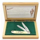 Schrade Cutlery Co. Scrimshaw Daniel Boone Trapper