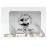 Oliver Winchester Smooth Bone Scroll Bolster Knife