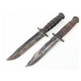 WWII Era Ka-Bar & Camillus Fighting Knives