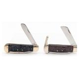 Schrade Walden Celluloid & Rough Black Marlin Spik
