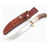 1970's Randall Model 3 7in Stag Hunter w/ Sheath