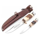 Kissing Crane Stag Hunters Choice Piggy Back Knife