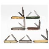 (7) Various Brand Vintage Folding Knives