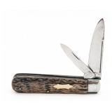 Lafayette Cutlery Co. Stag Long Pull Bare Headed J