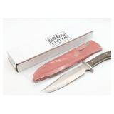 1st Run Bark River Knives Highwayman IV Green Canv