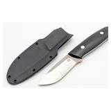 Dozier Knives KS-1 Black Micarta Master Skinner w/