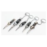 (5) Mini Keychain Switchblade Knives