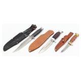 Clauwood, Olsen, & Solingen Fixed Blade Hunting Kn