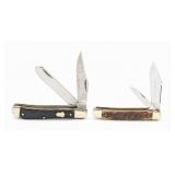 Bull Dog Brand & Hollinger Jigged Bone Folding Kni