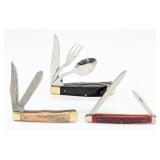 Buckshot, Turner, & Wild Boar Folding Knives