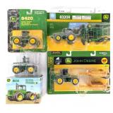 1/64 Ertl John Deere 9520 w/ Scrapers, 8320R with