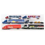(6) 1/64 Ertl, Penjoy & SpecCast Semi Trucks and T
