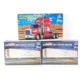 1/24 Italeri Peterbilt 377 A/E with (2) 48ft Reefe