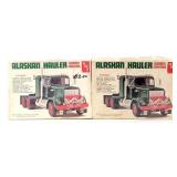 (2) 1/25 AMT Alaskan Hauler Kenworth Conventional