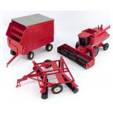 Ertl Case IH 2166 Axial-Flow Combine, Disk, and Si
