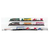 (10) 1/100 Scale Matchbox Semi Trucks