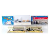 (5) 1/64 Ertl Semi Trucks and International Straig