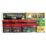 1/87 HO Scale Ertl Semi Trucks, Tractors, Backhoe,