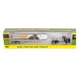 1/64 SpecCast John Deere Peterbilt 385 Semi with T
