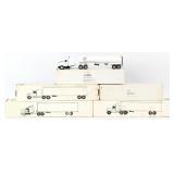 (5) 1/64 Ertl Semi Trucks in Boxes