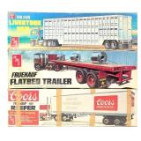 1/25 AMT Livestock Van, Fruehauf Flatbed, and Coor