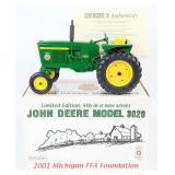 1/16 Ertl John Deere 3020 Tractor w/ Umbrella 2001