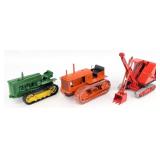 SpecCast Bantam Excavator, AC Crawler, and Ertl Jo