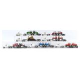(7) 1/64 Ertl Semi Trucks with Tractor Load Lowboy
