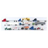 1/64 Ertl & Penjoy Semi Trucks, Mixer, Wrecker, an