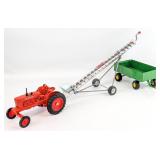 1/16 Allis-Chalmers WD45 Tractor, John Deere Wagon