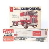 1/25 AMT Coors Kenworth K-123 COE with Fruehauf Re