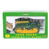 1/16 Ertl John Deere 430 Crawler with Blade and 1/
