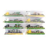 (8) 1/64 Ertl John Deere Semi Truck with Loaded Lo