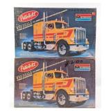 (2) 1/16 Monogram Peterbilt 359 Conventional Semi