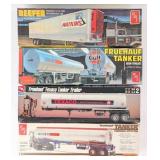 1/25 AMT Union 76 Tanker, Reefer, Texaco Tanker Mo