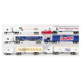 (6) 1/64 Ertl, Penjoy, and SpecCast Semi Trucks an