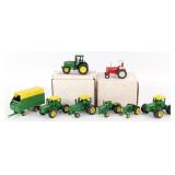 Custom 1/64 John Deere and International Tractors