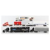 (5) 1/64 Ertl & SpecCast Semi Trucks and Trailers